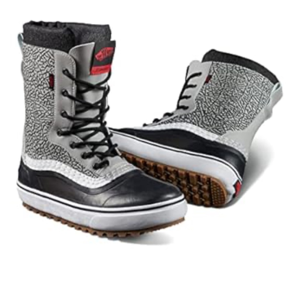 Vans Black, Gray & White Men's Rain & Snow Boots
